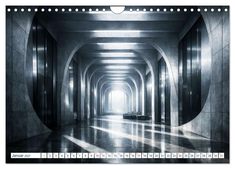 Produktbild: Architektur der Emotionen - Gestaltete Stimmungen (Wandkalender 2027 DIN A4 quer), CALVENDO Monatskalender