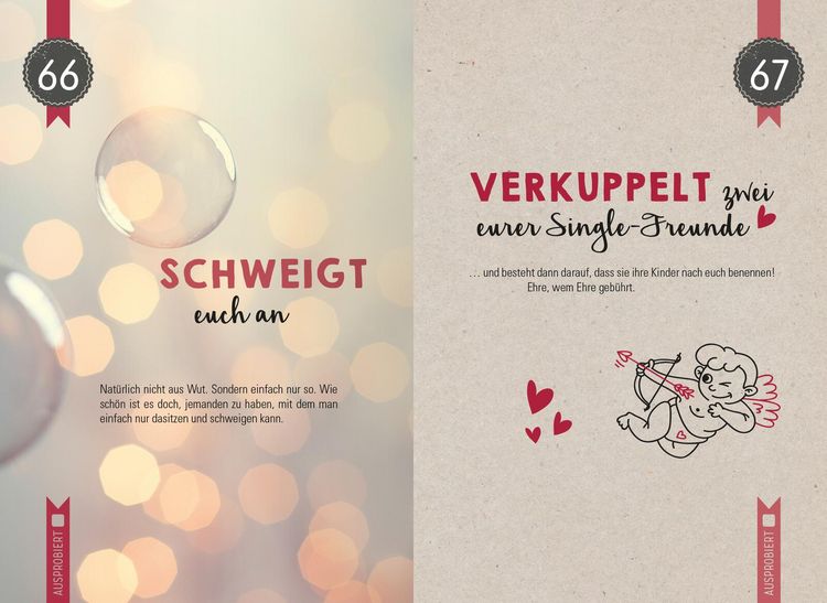 Produktbild: 99 herrlich verr&uuml;ckte Ideen f&uuml;r euer Leben zu zweit
