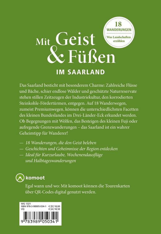 Produktbild: Mit Geist & F&uuml;&szlig;en im Saarland