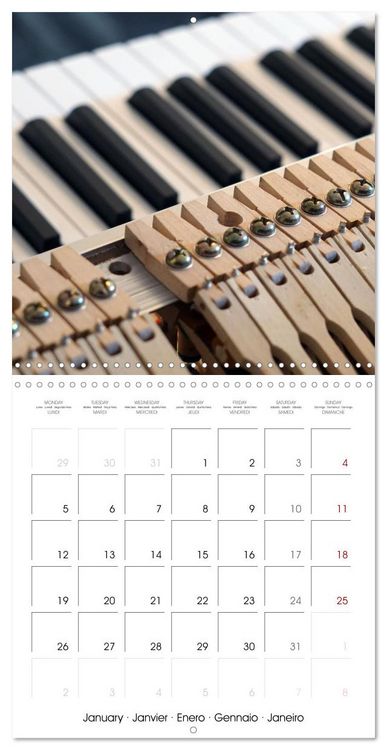 Produktbild: Piano Moments (Wall Calendar 2026 12 &times; 12 Inch) CALVENDO 12 Month Wall Calendar