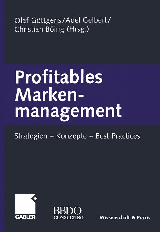 Produktbild: Profitables Markenmanagement