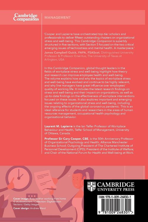 Produktbild: Organizational Stress and Well-Being