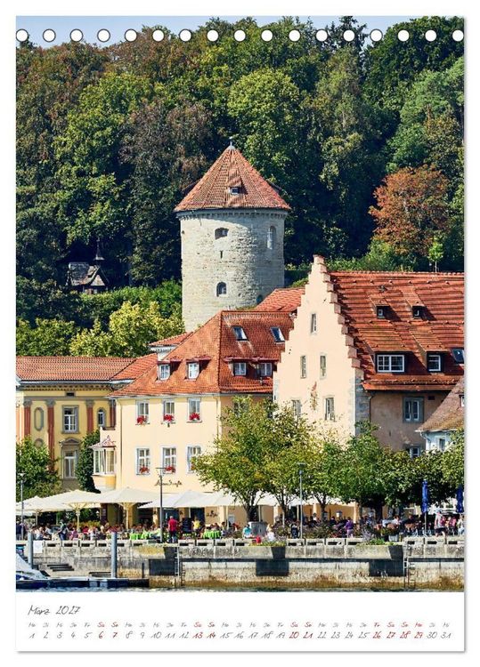 Produktbild: &Uuml;berlingen in 12 wundersch&ouml;nen Motiven (Tischkalender 2027 DIN A5 hoch), CALVENDO Monatskalender