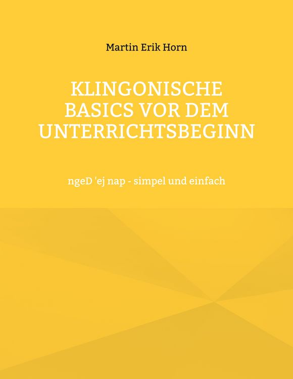 Produktbild: Klingonische Basics vor dem Unterrichtsbeginn