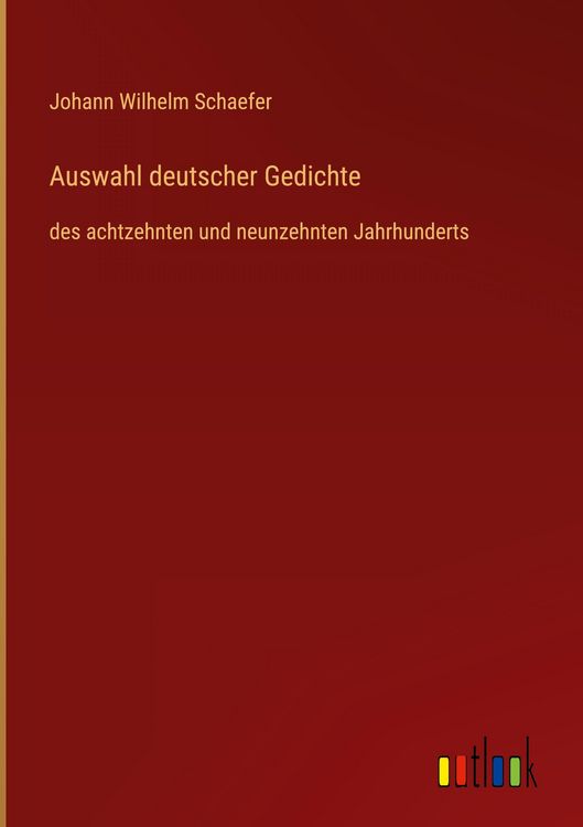 Produktbild: Auswahl deutscher Gedichte