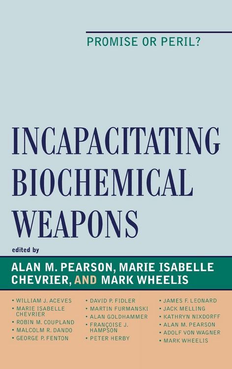 Produktbild: Incapacitating Biochemical Weapons