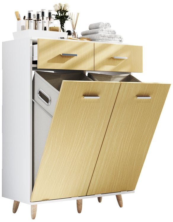 Produktbild: W&auml;scheschrank W&auml;schetruhe W&auml;schebox Landos L