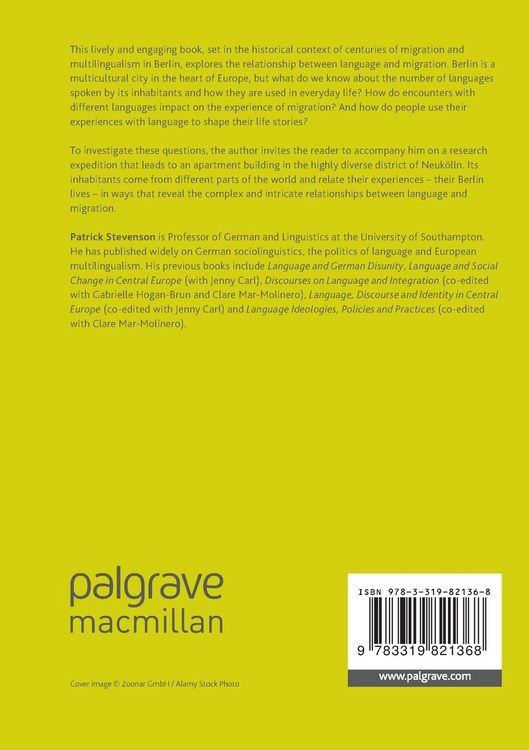 Produktbild: Language and Migration in a Multilingual Metropolis