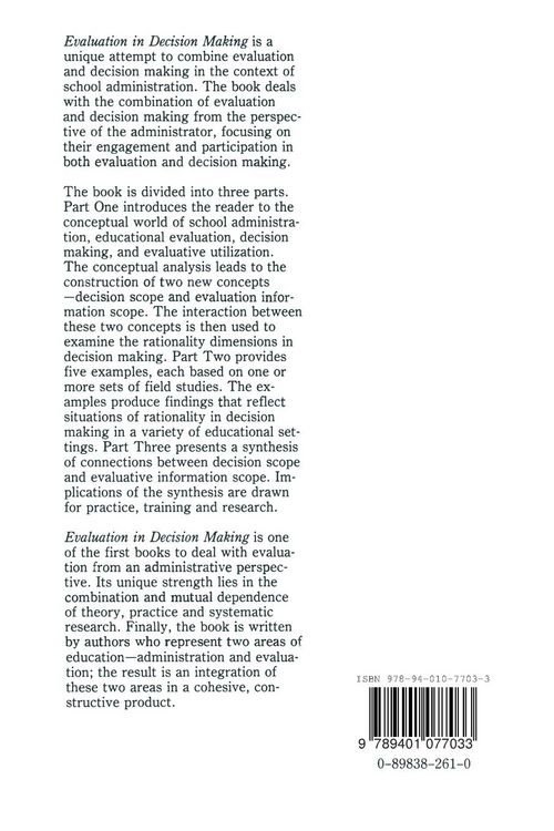 Produktbild: Evaluation in Decision Making