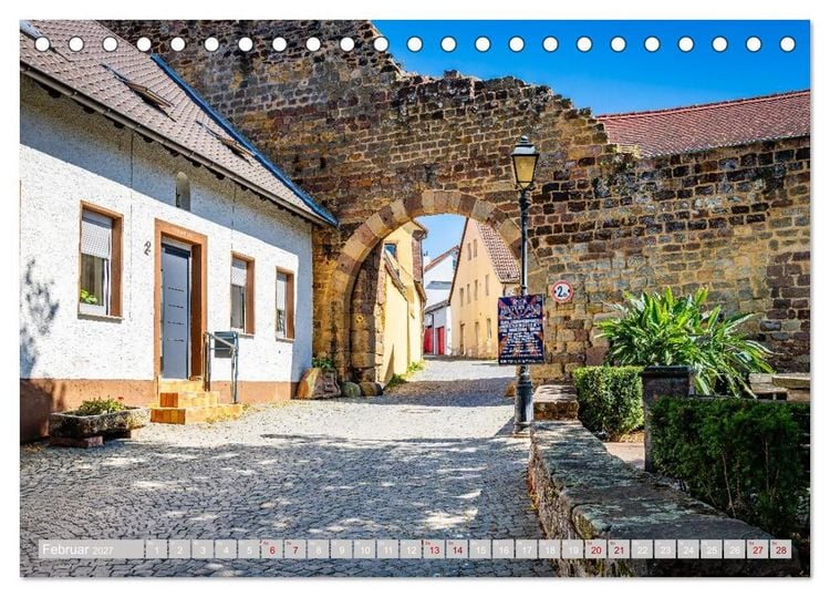 Produktbild: Neuleiningen - Burg- und Weindorf (Tischkalender 2027 DIN A5 quer), CALVENDO Monatskalender