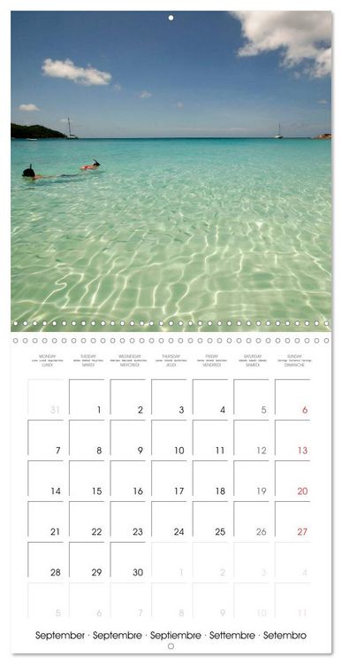 Produktbild: dream beaches - Seychelles (Wall Calendar 2026 12 &times; 12 Inch) CALVENDO 12 Month Wall Calendar