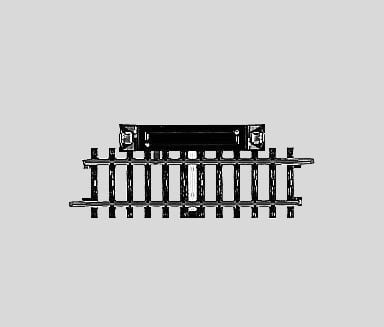 Produktbild: M&auml;rklin H0 K-Gleis (ohne Bettung) 2299 Schaltgleis, gerade 90mm 1St.
