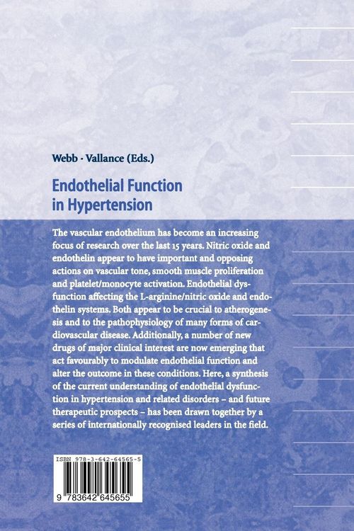 Produktbild: Endothelial Function in Hypertension