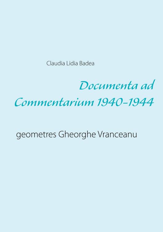 Produktbild: Documenta ad Commentarium 1940-1944