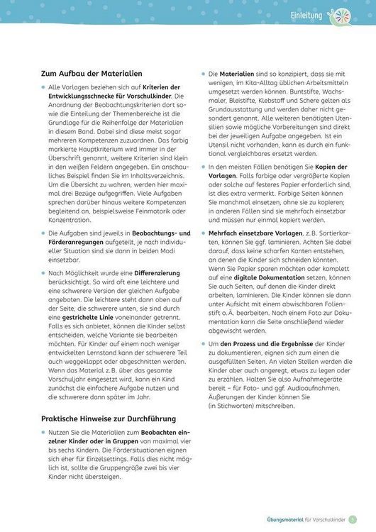 Produktbild: &Uuml;bungsmaterial f&uuml;r Vorschulkinder