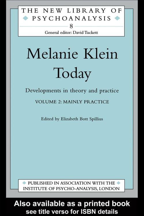 Produktbild: Melanie Klein Today, Volume 2: Mainly Practice