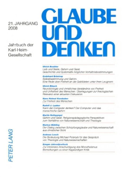 Produktbild: Glaube und Denken