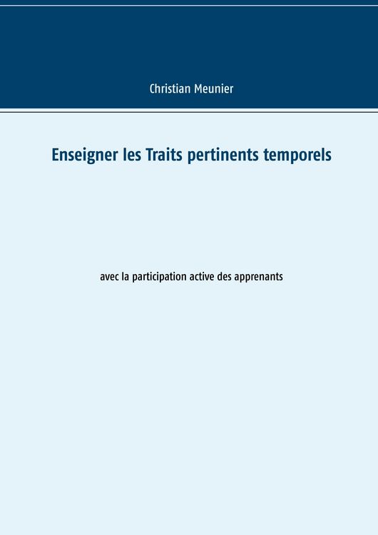 Produktbild: Enseigner les Traits pertinents temporels