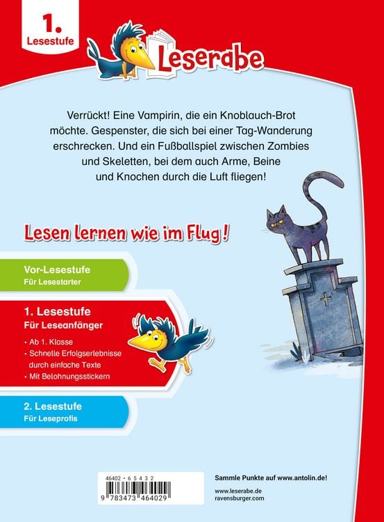 Produktbild: Leserabe 1. Lesestufe - Gruselgeschichten