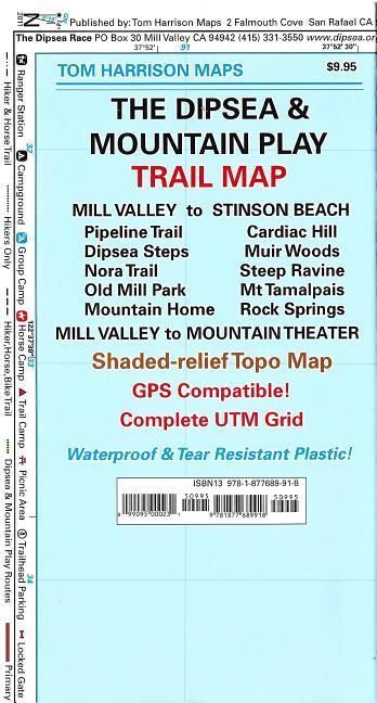 Produktbild: Dipsea-Mountain Play Trail Map