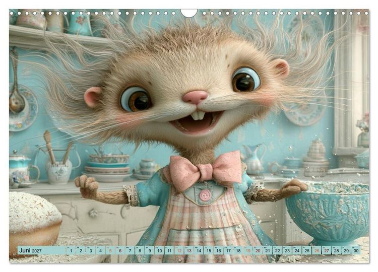 Produktbild: Vom Gl&uuml;ck, ein kleiner Otter zu sein (Wandkalender 2027 DIN A3 quer), CALVENDO Monatskalender