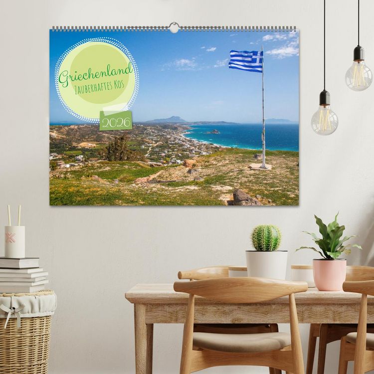 Produktbild: Griechenland - Zauberhaftes Kos (Wandkalender 2026 DIN A2 quer), CALVENDO Monatskalender