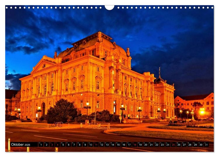 Produktbild: Kroatien - Traumhafte Landschaften und faszinierende St&auml;dte (Wandkalender 2026 DIN A3 quer), CALVENDO Monatskalender