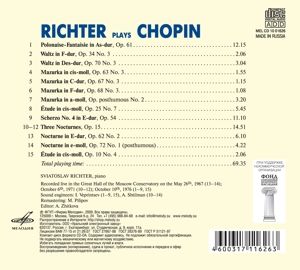 Produktbild: Richter, S: Nocturnes/Etuden/Scherzo op.54
