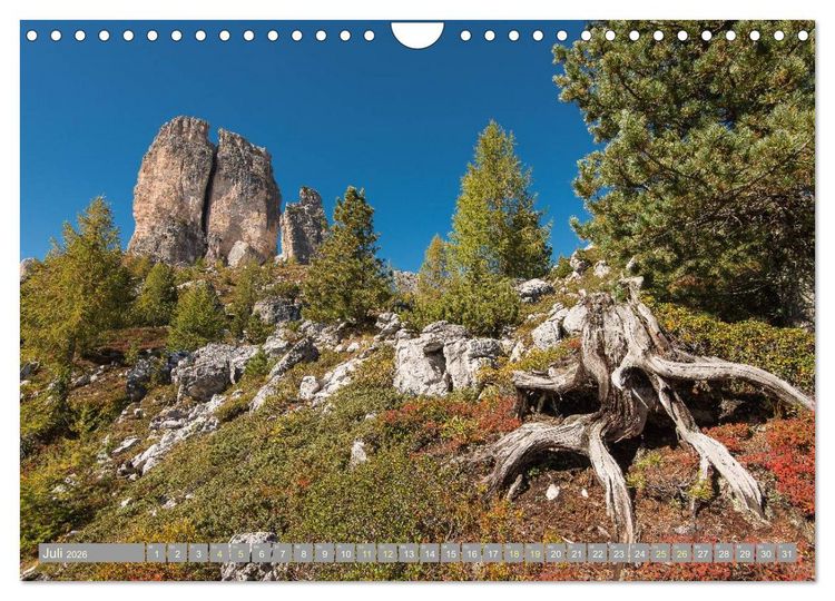 Produktbild: Herbst in den Dolomiten (Wandkalender 2026 DIN A4 quer), CALVENDO Monatskalender