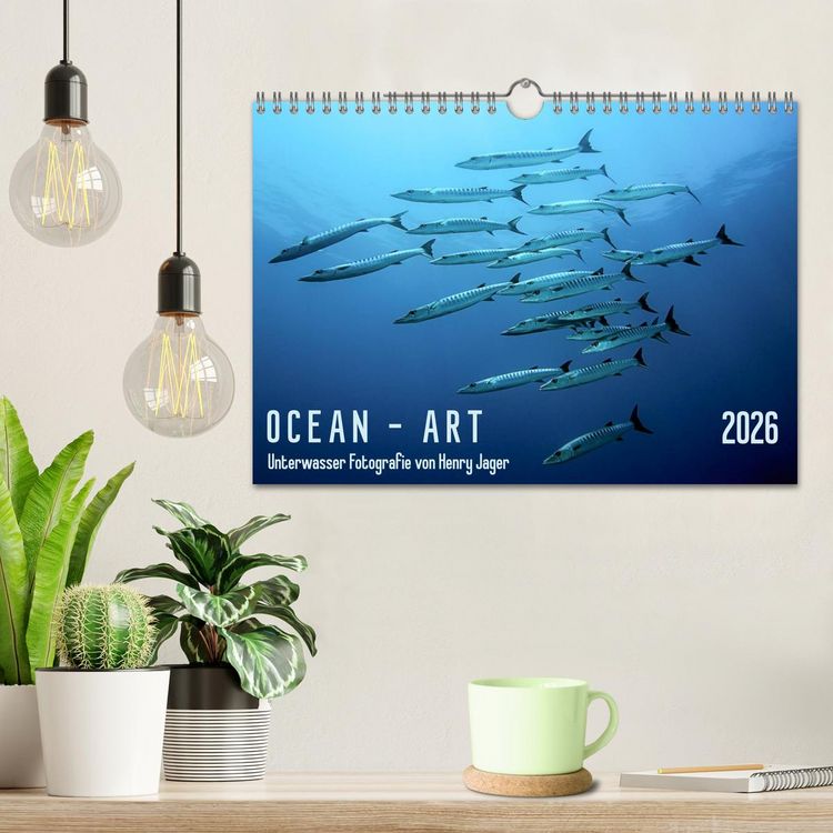 Produktbild: Ocean-Art / CH-Version (Wandkalender 2026 DIN A4 quer), CALVENDO Monatskalender
