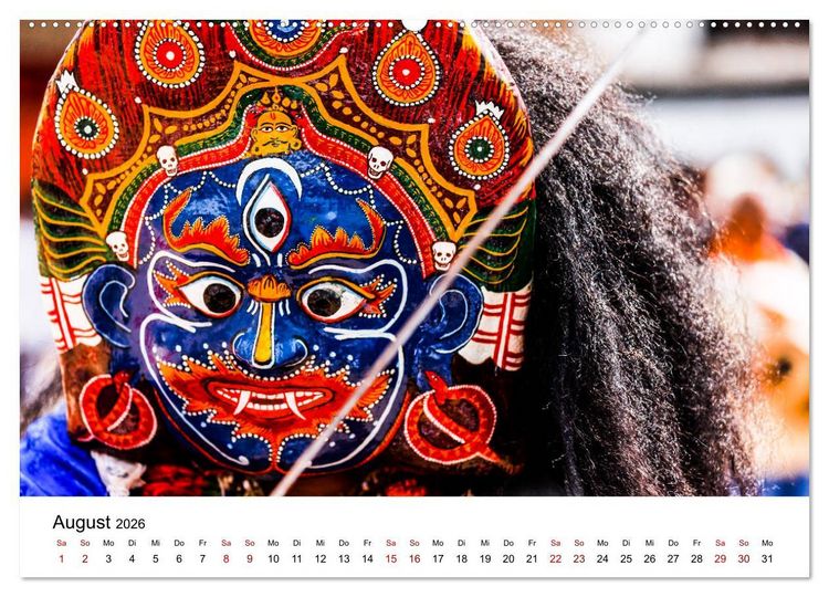 Produktbild: Impressionen aus Kathmandu (hochwertiger Premium Wandkalender 2026 DIN A2 quer), Kunstdruck in Hochglanz