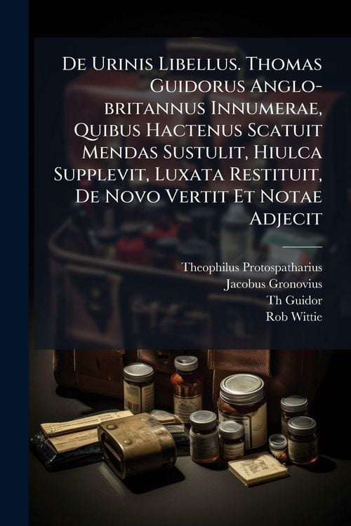 Produktbild: De Urinis Libellus. Thomas Guidorus Anglo-britannus Innumerae, Quibus Hactenus Scatuit Mendas Sustulit, Hiulca Supplevit, Luxata Restituit, De Novo Ve