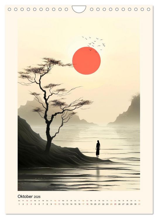 Produktbild: Japan - Kunst und Tradition (Wandkalender 2026 DIN A4 hoch), CALVENDO Monatskalender