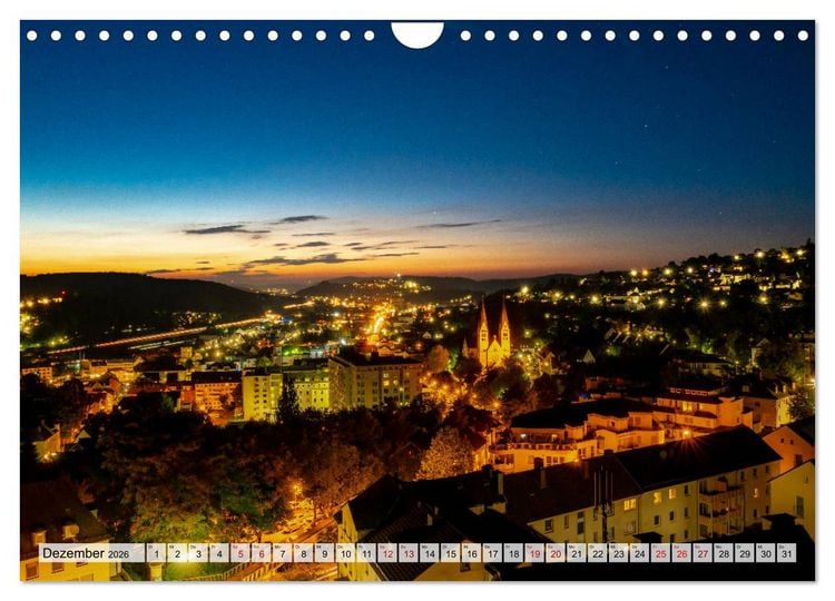 Produktbild: SIEGEN Stadt auf acht Bergen (Wandkalender 2026 DIN A4 quer), CALVENDO Monatskalender