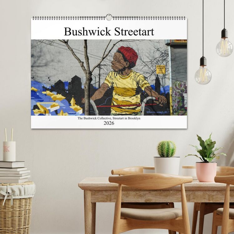 Produktbild: Bushwick Street Art (Wandkalender 2026 DIN A2 quer), CALVENDO Monatskalender