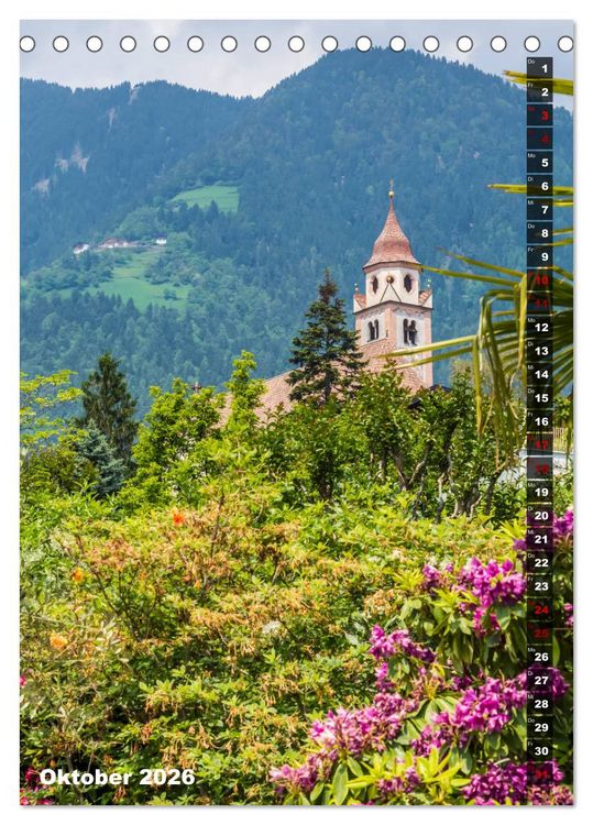 Produktbild: S&Uuml;DTIROL Idylle und historische Bauten (Tischkalender 2026 DIN A5 hoch), CALVENDO Monatskalender