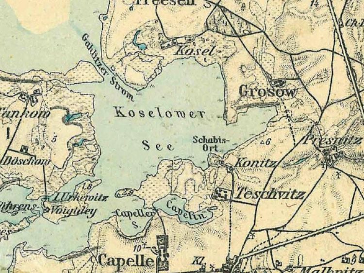 Produktbild: Historische Karten: Die Insel R&uuml;gen 1889/1900 (gerollt)