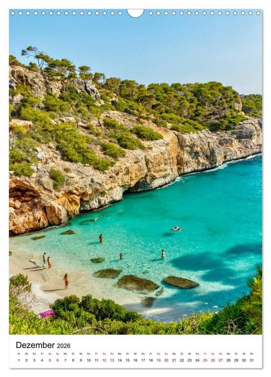 Produktbild: Mallorca - Insel des Gl&uuml;cks (Wandkalender 2026 DIN A3 hoch), CALVENDO Monatskalender