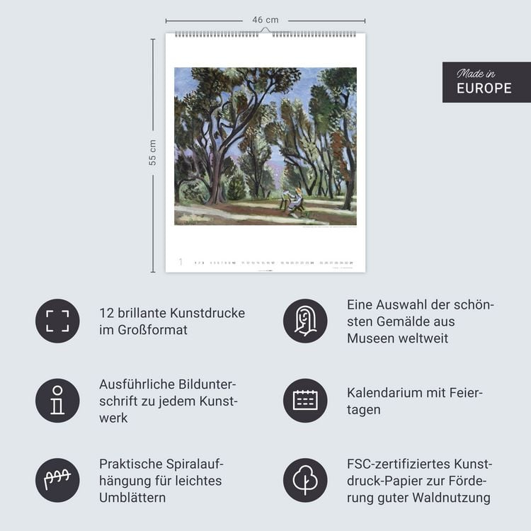 Produktbild: Die sch&ouml;nsten G&auml;rten des Impressionismus Edition Kalender 2027