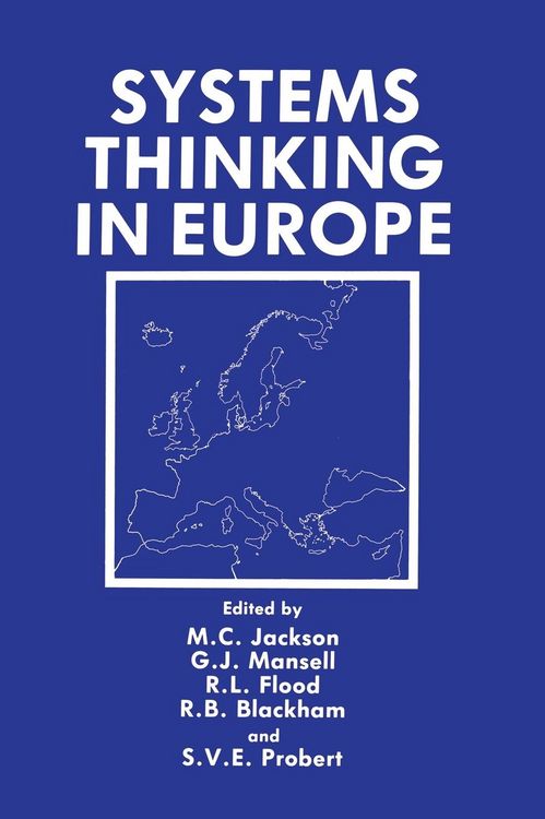 Produktbild: Systems Thinking in Europe