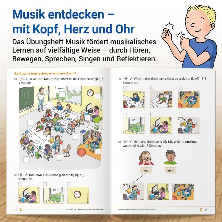 Produktbild: Das &Uuml;bungsheft Musik 1/2