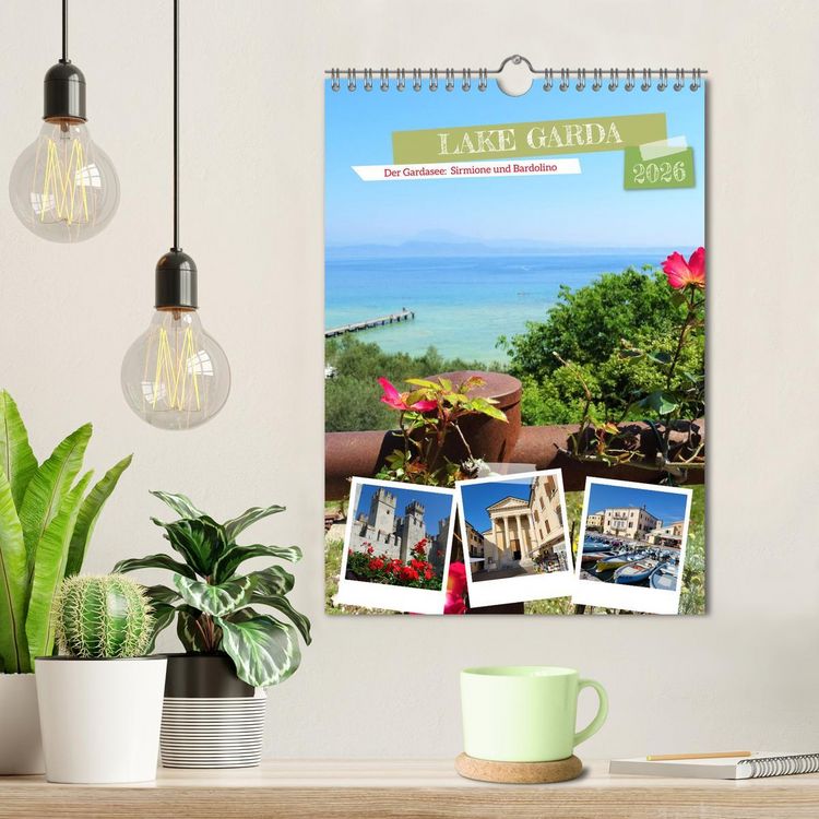 Produktbild: LAKE GARDA DerGardasee: Sirmione und Bardolino (Wandkalender 2026 DIN A4 hoch), CALVENDO Monatskalender
