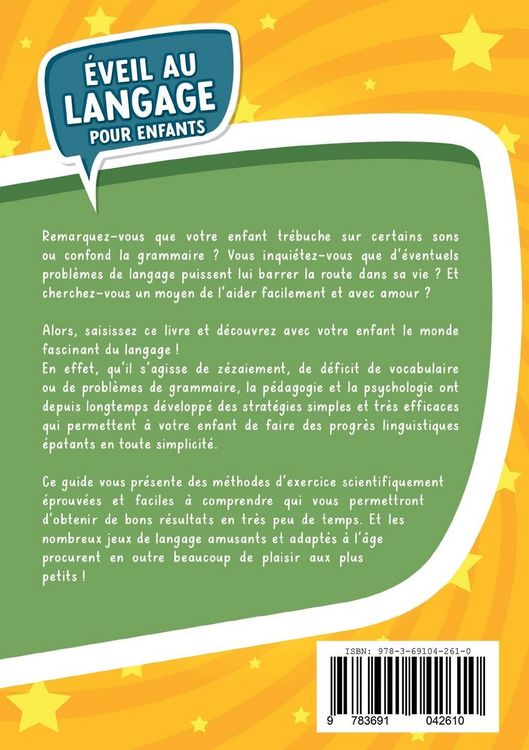 Produktbild: &Eacute;veil au langage pour enfants