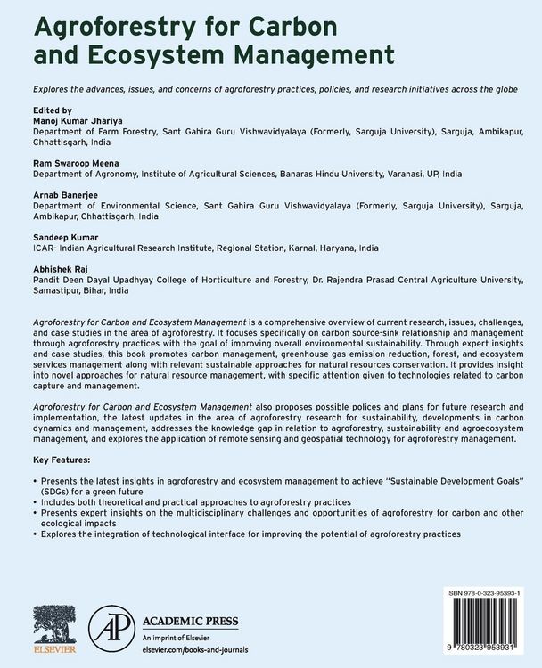 Produktbild: Agroforestry for Carbon and Ecosystem Management