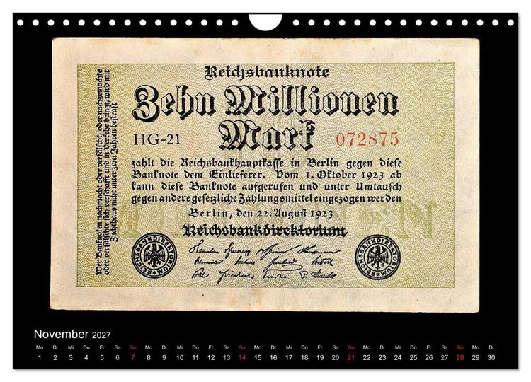 Produktbild: Vergangene Werte (Wandkalender 2027 DIN A4 quer), CALVENDO Monatskalender