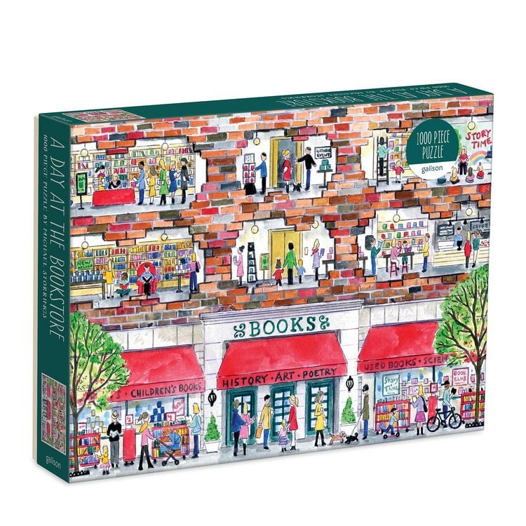 Produktbild: Michael Storrings A Day at the Bookstore 1000 Piece Puzzle