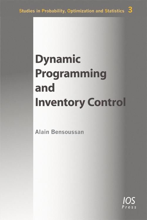 Produktbild: Dynamic Programming and Inventory Control