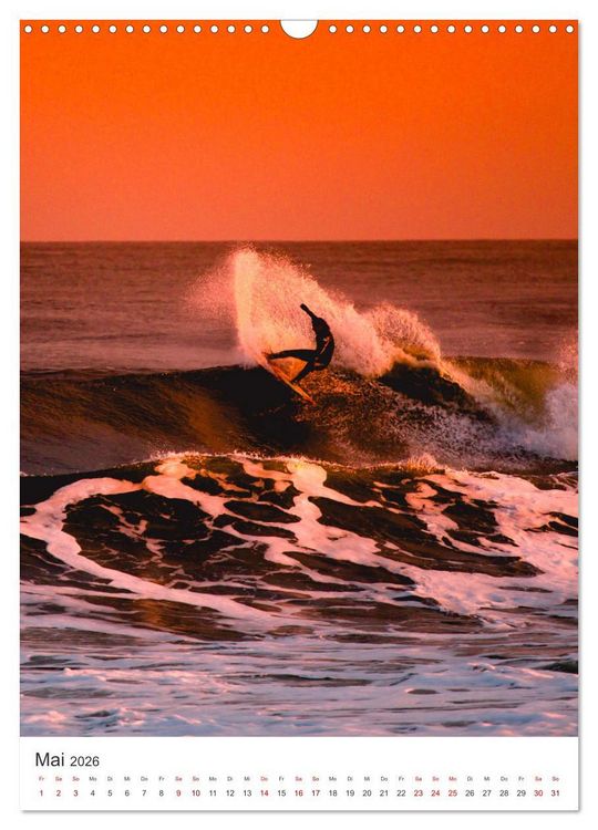 Produktbild: Surfen - Auf der perfekten Welle. (Wandkalender 2026 DIN A3 hoch), CALVENDO Monatskalender