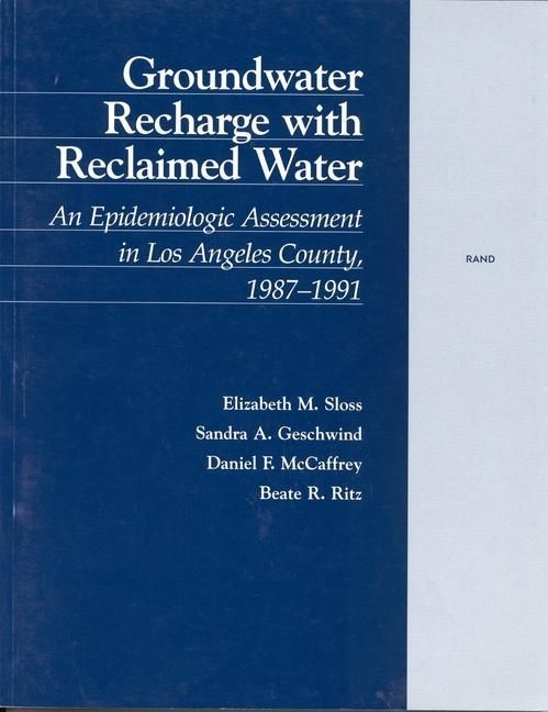 Produktbild: Groundwater Recharge with Reclaimed Water
