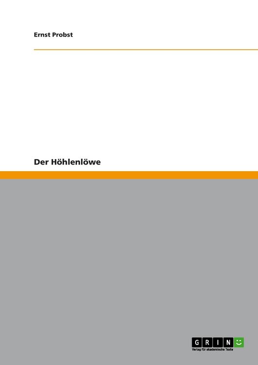 Produktbild: Der H&ouml;hlenl&ouml;we